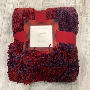 Chenille Throw 50x 60 inch